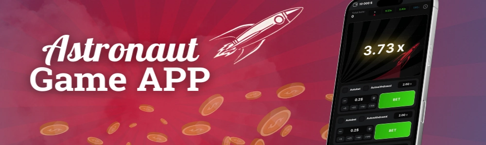 Astronaut game for mobile app